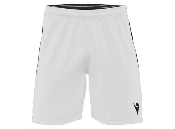 Tempel Match Day Short WHT/BLK L Teknisk kampshorts - Unisex 