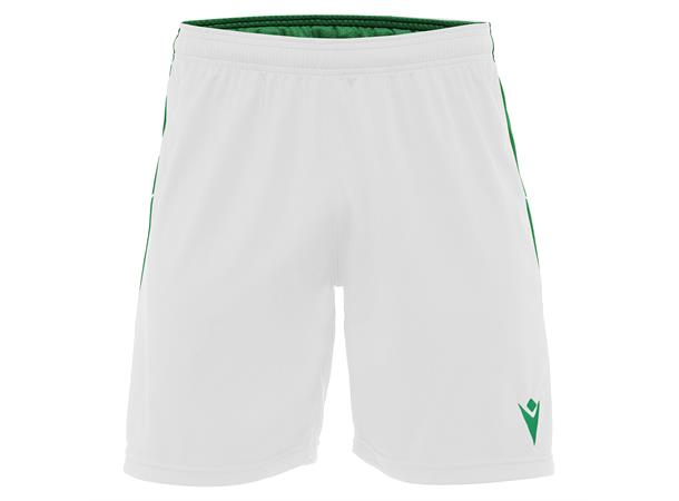 Tempel Match Day Short WHT/GRN M Teknisk kampshorts - Unisex 