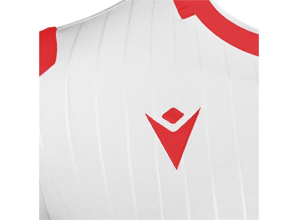 Alhena Shirt Shortsleeve WHT/RED L Utgående modell 