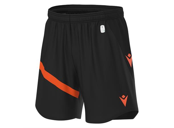 Shen Eco Match Day Shorts BLK/ORA 3XS Teknisk shorts i ECO-tekstil - Unisex 