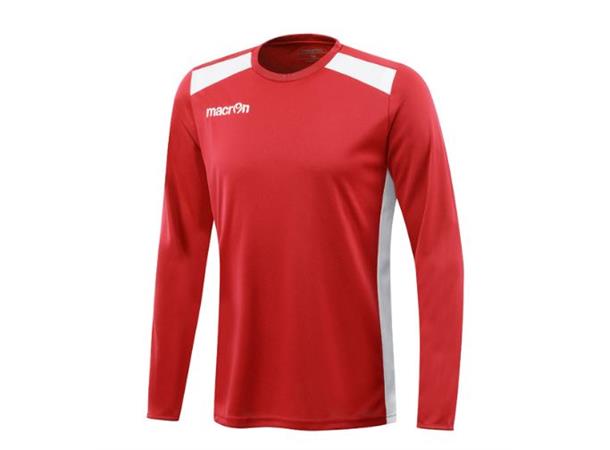 Sirius shirt longsleeve RED/WHT L Teknisk langermet t-skjorte - Unisex 